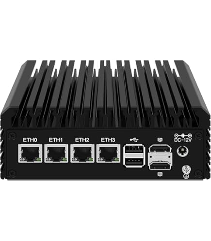 ミニPC HUNSN Micro Firewall Appliance HUNSN Micro Firewall Appliance, Mini PC, PFSense, Mikrotik