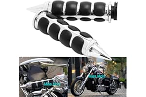 MISS MOLY Empuñaduras de Manillar Motocicleta, Puños de Manillar de 1 Pulgada de 25 mm para Cruisers Choppers