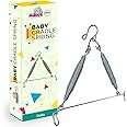 Adore Basics Baby Hanging Cradle Stainless Steel Heavy Action Spring - Easy to Use - Stainless Steel - Heavy Action - Good Comfort for Babies, 20kg (Delta)