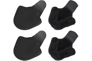 HDGSAFD 2 Paar Helm-Ohrenschütz, Winter-Ohrenschütz, Outdoor-Rad-Ohrenwärmer, Plüsch-Ohrenschützer