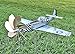 Produktbild maxFlite.de P-51 Mustang Flugzeug als Windrad aus Edelstahl/ Metall Propeller dreht - Gartendeko