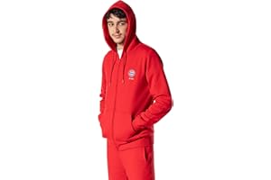 ‎FC BAYERN MÜNCHEN FC Bayern München I Zip-Hoodie I Kapuzenpullover I Sweatjacke I Essential I Herren I Rot