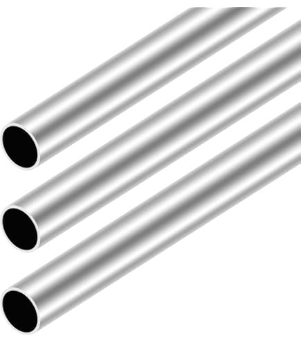 DMiotech Tube rond en aluminium 6063 de 38 mm de diamètre extérieur x 32 mm de long, 300 mm de long, pour construction de châssis de machines, projets de bricolage
