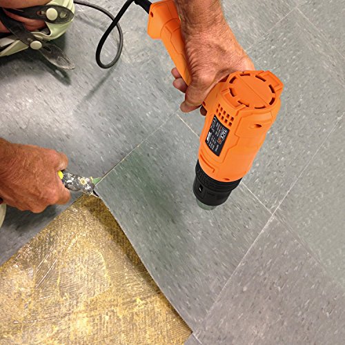 Tacklife HGP70AC Professionale Heißluftpistole mit 3 Temperaturregelung(50 ℃ / 450 ℃ / 550 ℃) 220~240V 1800W zum Gezielten Entflacken, Löten und Schrumpfen von PVC- Ideales Geschenk für Vatertag - 6