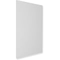 SILENT4® Asorbant acoustique pour mur 114x72x5cm en non-tissé acoustique, montage velcro et à vis, acoustique améliorée prouvée par panneau acoustique en blanc
