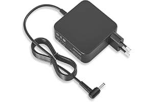 NATNO 65W Chargeur pour ASUS VivoBook Flip 14 15 17 F515 F512 F415 F412 X553 X553M X556U X540L X541U F515JA X512 F412DA F512DA UX430UA UX430U UX4303U UX410U UX331U Ordinateur PC Portable Alimentation