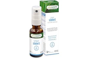 OLIOSEPTIL – Spray Sérénité – Complément alimentaire - Extraits de plantes, huiles essentielles & vitamines – Aide l’organisme à s’adapter à la fatigue nerveuse, stress émotionnel – Spray buccal 20ml