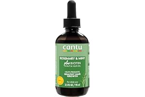 CANTU Strengthening Biotin-Infused Hair & Scalp Oil with Rosemary and Mint 95ml (Packaging may vary)