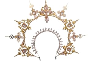 BLESSUME Mary Halo Corona Headband Goddess Donne Halloween Costume Headpiece