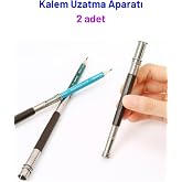 DSH Doğal Seramik Hamuru Kurşun kalem uzatıcı 2 adet, kurşun kalem tutucu aparat siyah