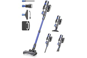 Buba Toys Aspirapolvere Senza Fili, Potente Scopa Elettrica Senza Fili, Leggero e Ricaricabile, Aspirapolvere Verticale Portatile per Tappeti, Peli di Animali, Casa e Auto