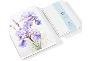 Lightwish Diario ad acquerello, 100% cotone stampa a caldo, carta per acquerelli, 63,5 kg/300 g/m², senza acidi, 24 fogli da 13 x 19 cm, per adulti, studenti e bambini