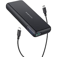 Power Bank USB C evatronic PD Pioneer 20 000 mAh 60 W 2-port kraftleverans bärbar laddare Quick Charge 3.0 powerbank med typ