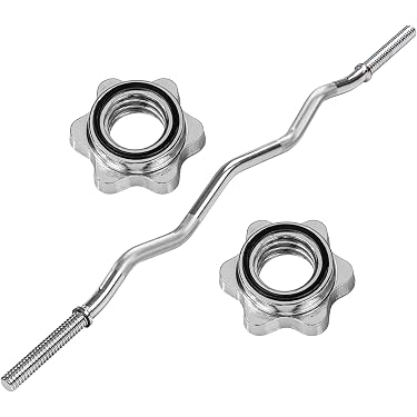 Coradoma Langhantelstange Slkon SZ Curl Stange 7/11 Kg Hantel Curlstange Zugstange, Slkon