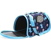 BPS&reg; Transport Carrier Bag Fabric Bag for Pets Dogs Cats Animals Carriers 3 Sizes S/M/L Choose (S, Blue) BPS-5638A