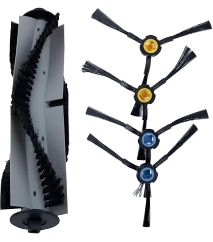 Spazzole Laterali Ricambio Per Robot Midea M6/M61/M62/M63/M64/K60 - Confezione Da 6 Pezzi