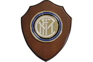 CREST IN LEGNO STEMMA INTER PRODOTTO UFFICIALE IDEA REGALO CALCIO SERIE A