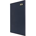 Collins Debden Essential A4 Diary Week to View Planner 2024 - Complete Planner 2024 Daily Weekly and Monthly - A4 Size (Blue)