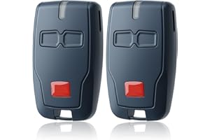 ATSHLD 2pcs Mando de Garaje BFT 433,92MHz Rolling Code para Puertas Automáticas BFT, Compatible con BFT Mitto 2 Mitto 4 Kleio Ghibli TRC2 RCB04, 2 Canales, Batería Incluida, Modelo B RCB
