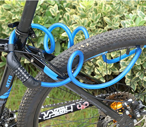 Inbike Kabelschloss Spiral für Fahrrad 180 cm / 12 mm - 5