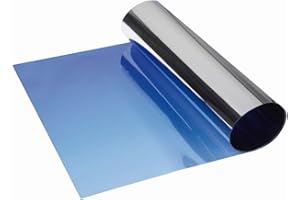 ‎FOLIATEC FOLIATEC SUNVISOR Reflex Blendstreifen Tönungsfolie Sonnenschutzfolie Windschutzscheibe Folie mit stylischer Farbverlauf, blau, 20 x 150 cm
