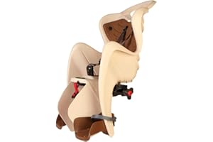 b bellelli Mr Fox - Siège arrière pour vélo - pour Les Enfants jusqu'à 22 kg, de 3 à 8 Ans - Fixation au Porte-Bagages