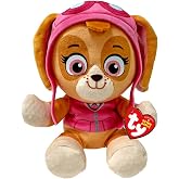 Ty - Paw Patrol Collection, Skye, All the Heroes of the Puppy Team in Floppy version, Soft Plush to Collect, Gift Idea for Ki