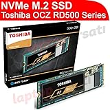 Toshiba RD500 NVMe SSD 500 GB M.2 2280 PCIe 3.0 x4 – Interni Solid-State-Module