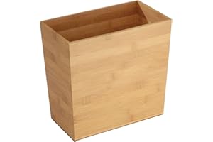 mDesign Kosz na śmieci o prostokątnym kształcie – idealny jako kosz na śmieci lub zwykły kosz na śmieci – mocny plastik – do kuchni, łazienki i biura