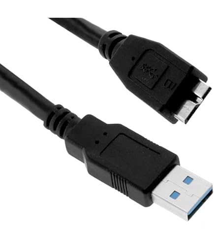 Nikon UC-E14 USB-Kabel – Datenkabel Für Nikon-Kameras Wie D800 & D800E, Schwarz, USB 3.0