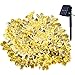 Produktbild Yasolote, Solar Lichterkette Außen, Wasserdicht Blumen LED Außenlichterkette, 5m 50 LED 8 Modi, Beleuchtung für Haus, Garten, Balkon, Pavillon, Terrasse, Rasen, Hof, Zaun, Hochzeit Deko (Warmweiß)
