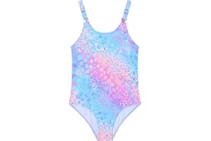 Ewbob Badeanzug für Mädchen Komfort Kinder Einteiliger Bademode Elastische Mädchen Schwimmanzug Quick-Dry Badeanzug