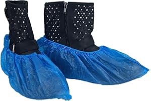 déliktess MFB Provence® - Lot de 100 surchaussures - Couvre Chaussures Jetables - polypropylène - bleu