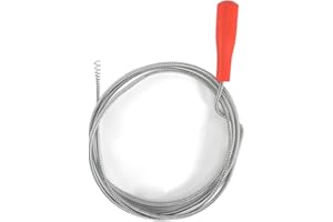BELIHOME Rohrreinigungsspirale, 3 m x 6 mm Abflussspirale Abflussreiniger, Abflussreinigungsspirale für Abfluss und Siphon Dusche Waschbecken Badezimmer.