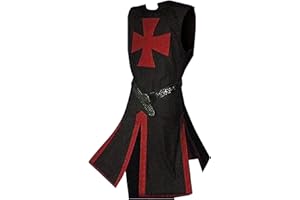 Feynman - Costume da cavaliere templare medievale, da uomo