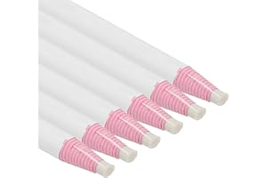 PATIKIL Peel-Off China Markers, 6 Pack Grease Wax Pencils Wood for Glass Garments Drawing Film Paper Vinyl Metal, White
