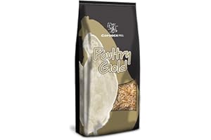 Copdock Mill Poultry Gold Chicken Feed 5kg - Highly Nutritious Premium Food - Contains Layers Pellets, Grit & Oyster Shells for Chickens - High in Calcium