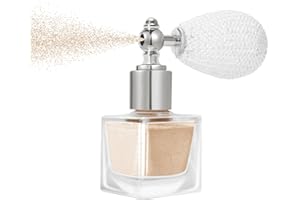 NebulaGlam Paillettes de Corps, Spray de Poudre Paillette, Spray Paillette Corps, Poudre Scintillante Maquillage, Maquillag pour Visage, Cheveux, Halloween, Fête, Noël (2# jaune champagne)