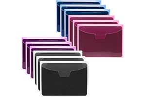 UNIMEIX 24 Pcs Magnetic Sheets & Storage Bags for Dies, Stamps & Stencils (12 Sheets + 12 Bags, 0.8 mm Thickness)