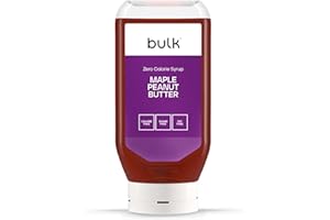 Bulk Sirop Zèro Calorie, Sans sucre, Sans Sucre, Beurre de cacahuète sirop d'érable, 400 ml