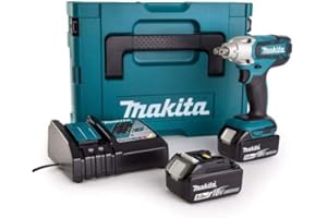 Makita Boulonneuse à chocs 18V 1/2" 190 Nm (2x5,0 Ah) en MAKPAC DTW190RTJ