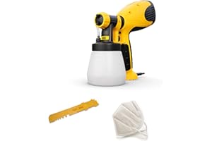Wagner pulverizador de pintura Wood&Metal Sprayer W 100 para barnices y esmaltes para interiores y exteriores, 5 m²-12 min, depósito 800 ml, 280 W