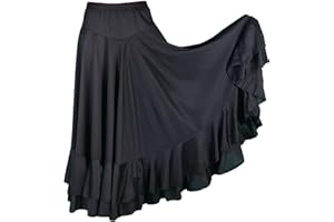 FLAMIFEEL Gonna nera di Flamenco di alta qualità
