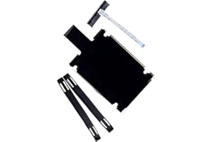 Deal4Go Festplatten-Kabel, 6,3 cm (2,5 Zoll), mit SATA-Festplatten-Caddy-Halterung mit Schienen für ASUS VivoBook S14 S430U S15 S530U S530FA NBX00014F100