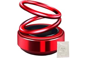 Virtcooy Car Accessories Deodorizer, Scented Car Aromatherapy Tablet, Solar Rotating Double Ring, Great Gift