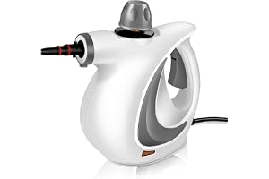 Steam Cleaner, Pressurized Multi-Surface Natural Handheld Steam Cleaner for home with 12pcs Accessories & Safety Lock – Steamer for Cleaning Home Use, Tile, Grout, Windows