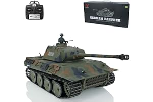 TOUCAN RC HOBBY Tanque Henglong 1/16 7.0 de plástico Ver German Panther V RTR RC de 2.4 Ghz Modelo 3819