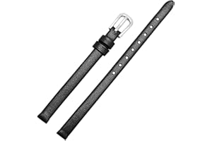 WAikub Cinturino per orologio da donna in pelle, cinturino per orologio di piccole dimensioni, 6mm, 8mm, 10mm, 12mm, 14mm, 16mm, cinturino per orologio.