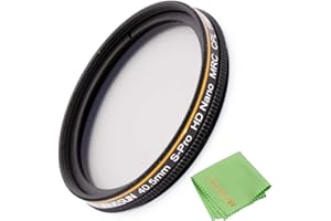 JONGSUN Polfilter 40.5mm, Zirkularer Polarisationsfilter, S-Pro HD Nano MRC16, 16-lagiger Mehrlagenbeschichtung, Optisches Glas NITTO AGC, CPL Filter
