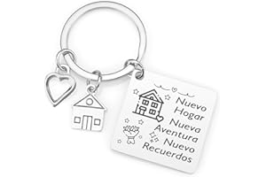 TWIDELS Llavero Casa Nueva Regalo Mujer Regalo Amigo Invisible Llavero De Nuevo Hogar Llavero Esposo Llaveros Pareja Llaveros Para Parejas Regalos Originales Recien Casados Regalos Originales Para Parejas